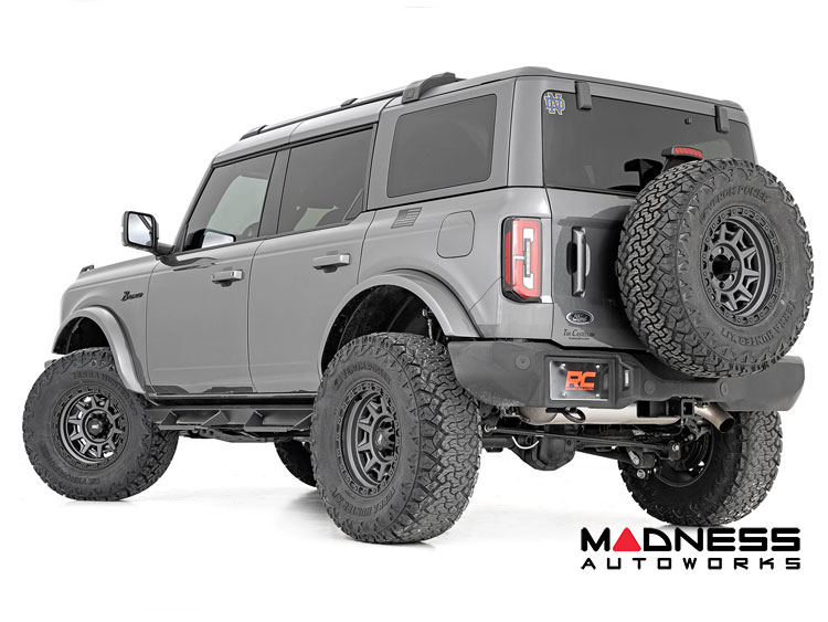 Ford Bronco Custom Wheels (1) - 85 Series - Gunmetal Gray w/ Black Lip - 17 x 9.0 / 6 x 135 / -12 / 4.5" - Rough Country